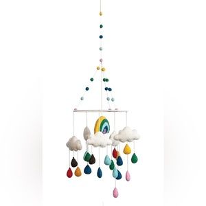 Wool Rainbow Mobile New in Package